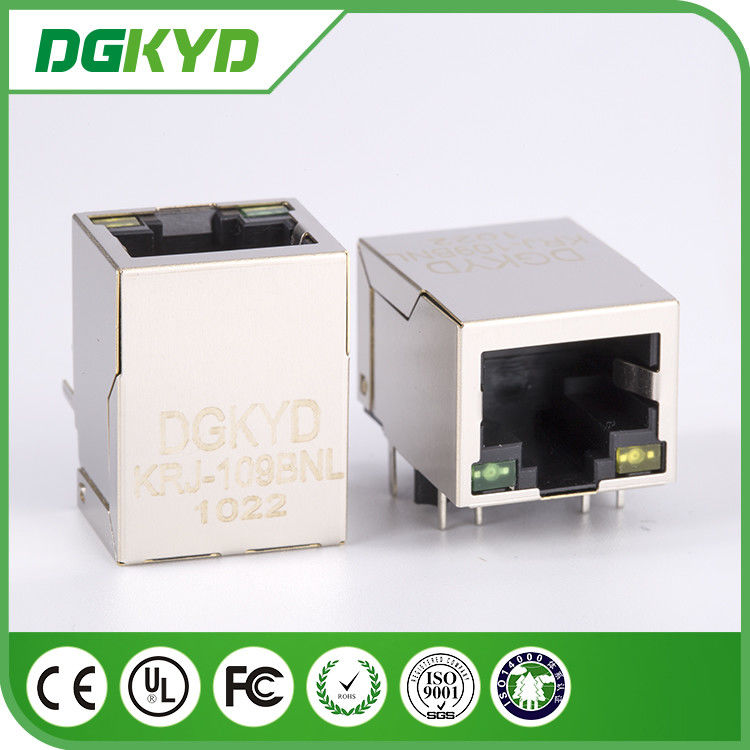 Cable RJ45 jack Single Port withinternal Filter w/o EMI fingers