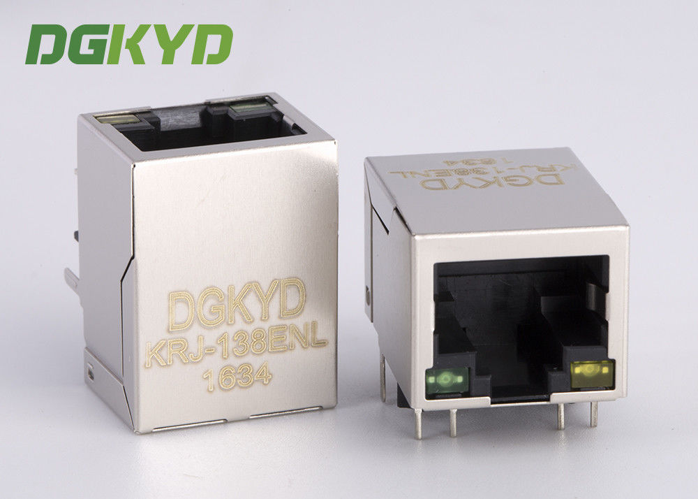 8p8c Network 100 megabit cat6 RJ45 Connector with internal