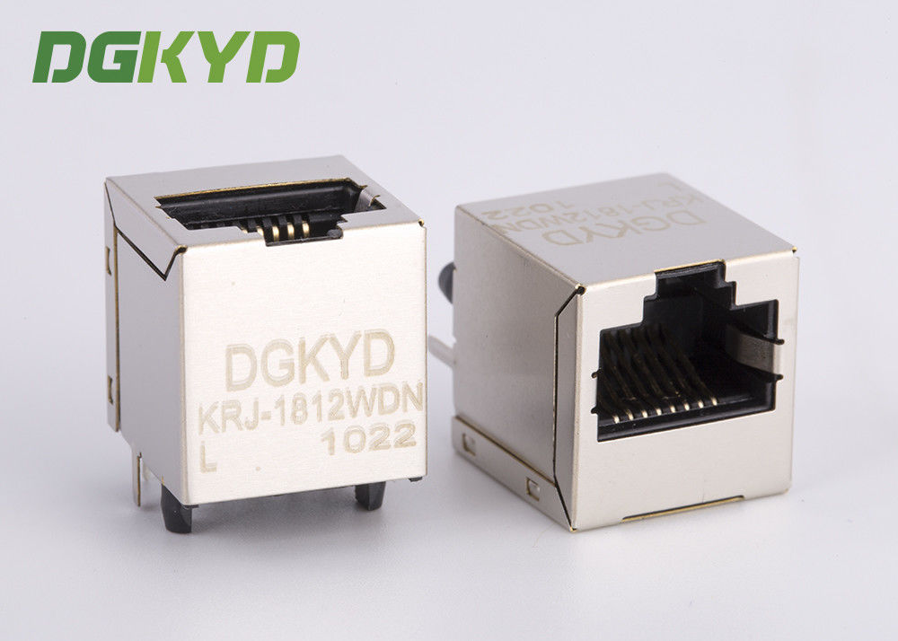 1000 BaseT connector module, vertical insertion