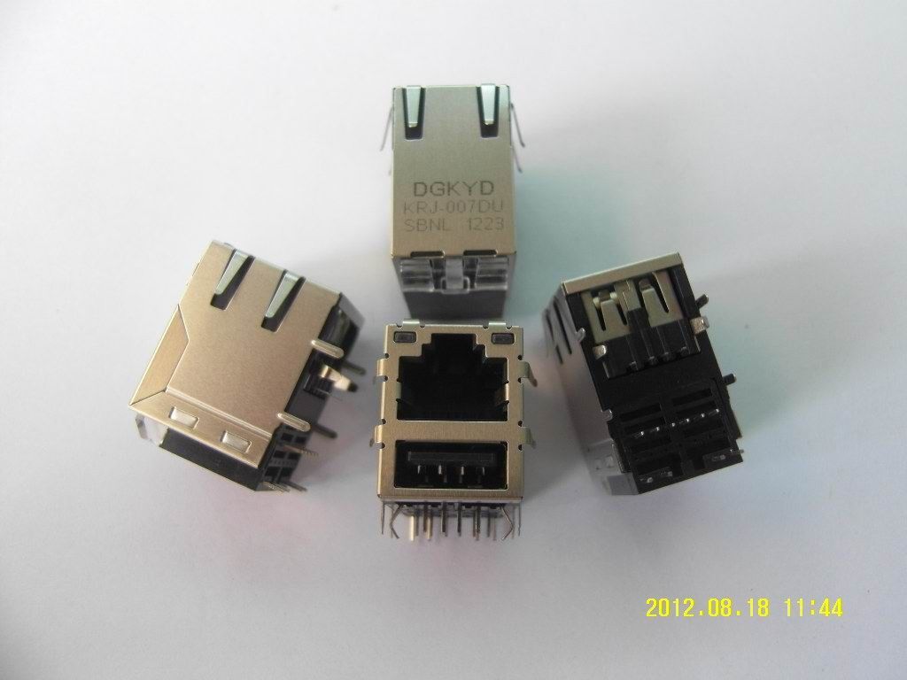 10/100BaseT RJ45 with Transformer , RJ45 POE Connector Pinout