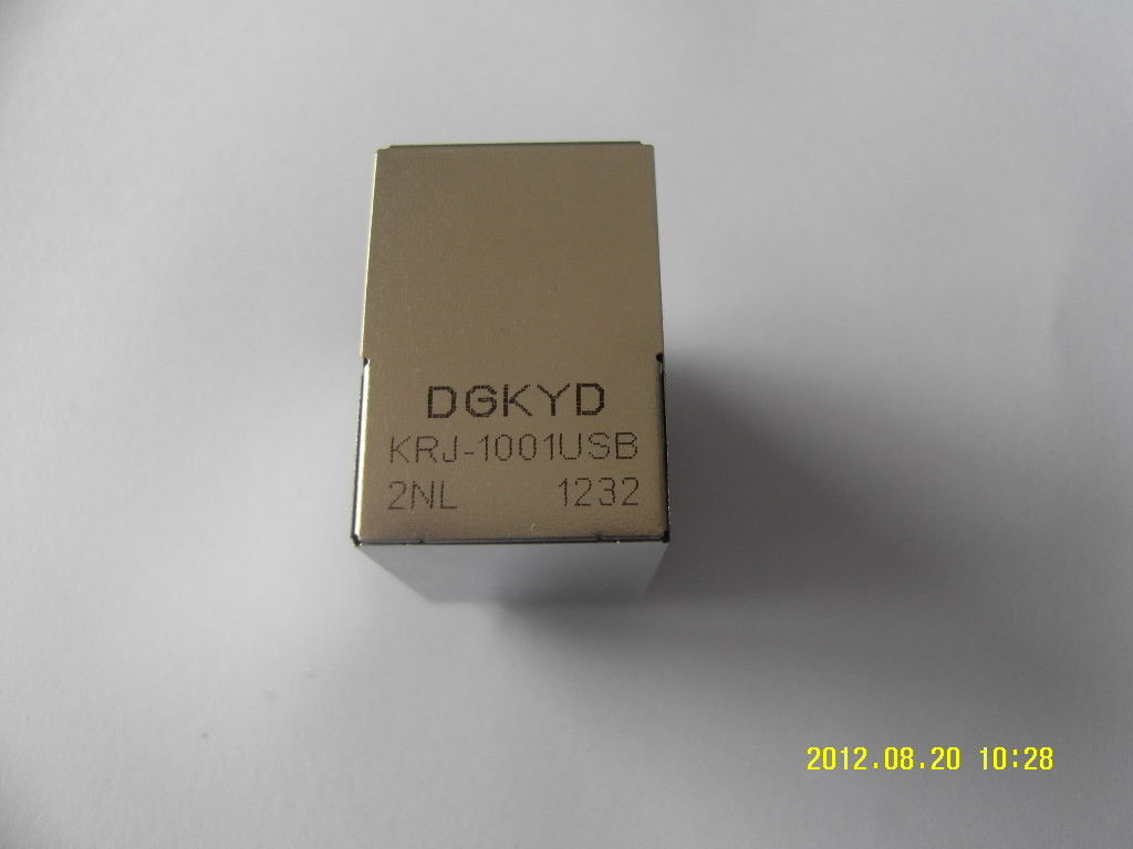 RJ45 Network Jack Double USB / Registered Jack 45 Single Port