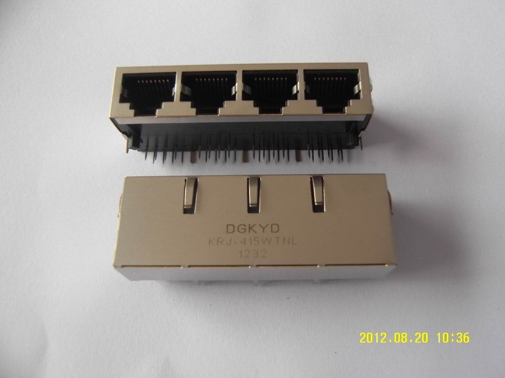 Switch Multi Port RJ45 Jack , RJ45 Network Connector
