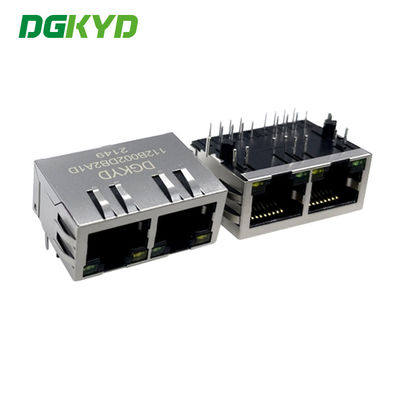 Dual Rj45 Quality RJ45 Ethernet Connector & RJ45 Shielded Connector factory from ...