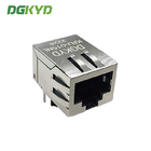 DSL / ADSL Right Angle 10 / 100 base RJ45 female jack with transformer,Rohs Compliant