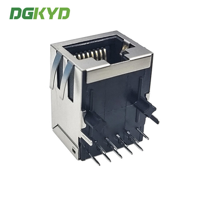 DGKYD111Q068HWA1D Gigabit Lightless Single Port Pcb Connector In-Line Network Socket Modular Jack RJ45