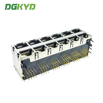 DGKYD59212688DE3A1DB4C048 Multi-Port RJ45 Stacked Ethernet Socket 2X6