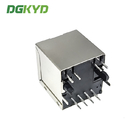 High Performance 180 Degree Top Entry RJ45 Jack With Transformer Cat 5