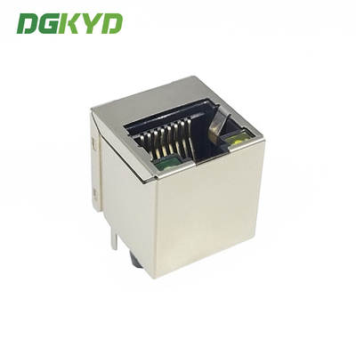 KRJ-180CNL Vertical Entry RJ45 Connector Single Port Integrated Magnetic Ethernet Jack 100Mb RJ45 With Transformer