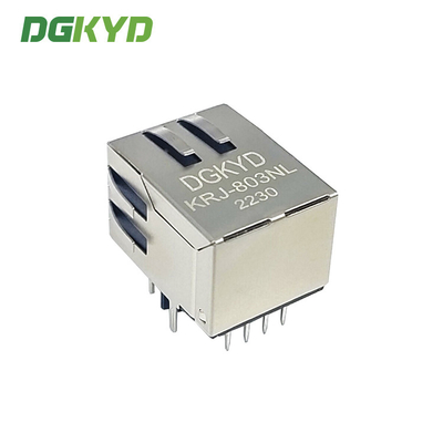 KRJ-803NL 8P8C With Transformer Cat5 RJ45 Female Connector