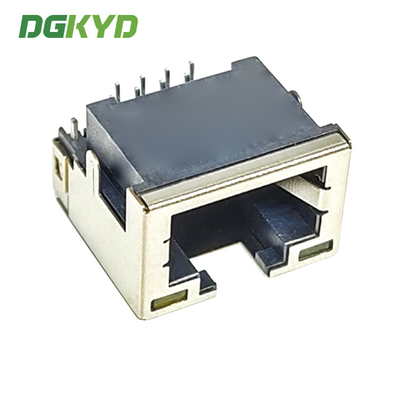 KRJ-CB4.2GYZN Metal Shielded Dip Low Profile Rj45 Jack SMT