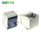 DGKYD511B412AC2A2DPK2068 RJ45 180 Degree Direct Plug Network Interface 10p10c RJ45 With Light