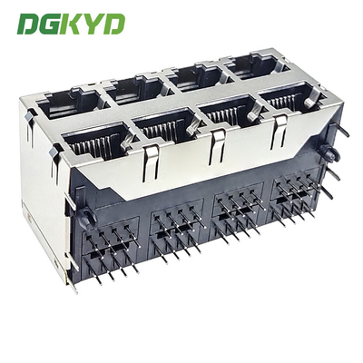 DGKYD59212488HWA1DY1A Shield 2x4 Multi Port RJ45 Connector Without Light / Filter