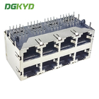 DGKYD59212488HWA1DY1A Shield 2x4 Multi Port RJ45 Connector Without Light / Filter