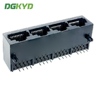 DGKYD59211418IWA3DY1027 1x4 Multiport RJ45 Connector Plastic 10P8C Without Filter