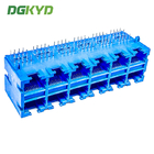 DGKYD59212688IWD1DY1G022 2x6 Multi Port RJ45 Connector Without Lamp / Filter 8P8C