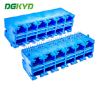 DGKYD59212688IWD1DY1G022 2x6 Multi Port RJ45 Connector Without Lamp / Filter 8P8C