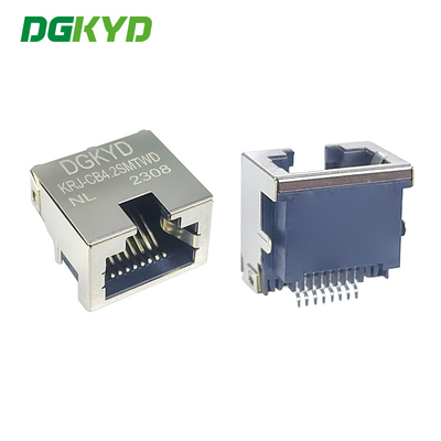 KRJ-CB4.2SMTWDNL Single Port Sink 4.2 RJ45 Network Connector SMT Interface