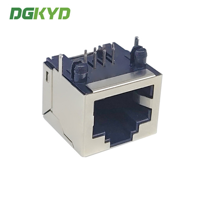 DGKYD561188GWA1DY1 single-port socket black with copper shell 8P8C PBT material RJ45 interface socket