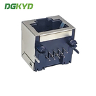 DGKYD561188GWA1DY1 single-port socket black with copper shell 8P8C PBT material RJ45 interface socket