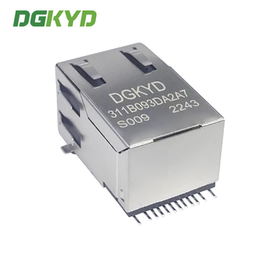 DGKYD311B093DA2A7S009 Network filter SMD 25.4mm thin RJ45 100M integrated transformer 8P8C