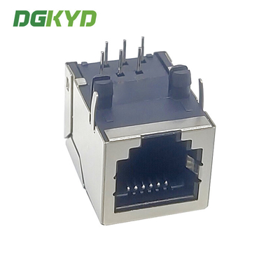 DGKYD56211166GWA1DY1030 Single Port RJ12 Connector 6P6C Shielded Lightless G/FU