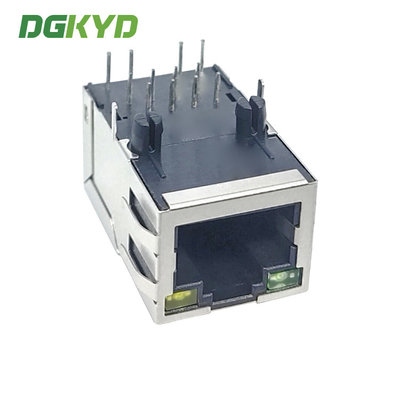 KRJ-099DNL Integrated Magnetics RJ45 Connector Single Port With Transformer Modular Jack Customized