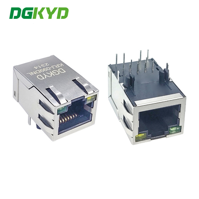 KRJ-099DNL Integrated Magnetics RJ45 Connector Single Port With Transformer Modular Jack Customized