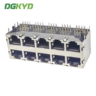 DGKYD59212588HWA1DY1A022 2X5 Port 8P8C Modular Jack No Lamp With Spring Piece Multi Port
