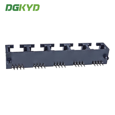 DGKYD53241588IWA1DY1052 RJ45 1X5 Multi Port Black Full Plastic Without Light 8P8C