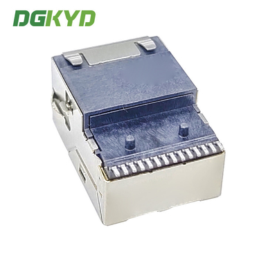 DGKYD211Q077DB1A7CBS057 Standard Single Port SMD 1 X 1 Low Profile RJ45 Modular Jack