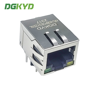 KRJ-60BPOEGYZENL with PoE power supply RJ45 connector 100M integrated filter network socket network cable interface