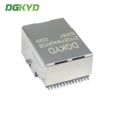 DGKYD211Q575AA2A7CBS2057 RJ45 Gigabit Integrated Filter Sink SMT 2.5G Connector Network Connector 6U LCP