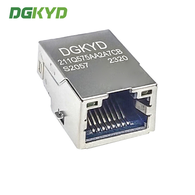 DGKYD211Q575AA2A7CBS2057 RJ45 Gigabit Integrated Filter Sink SMT 2.5G Connector Network Connector 6U LCP