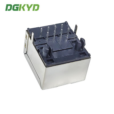 KRJ-1808NL Height 12mm Vertical entry female rj45 LAN jack Integrated Magnetics Compatible HY951180A