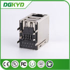 Single Port SFP Connector RJ45 Tab Up Transformer For Network Switch