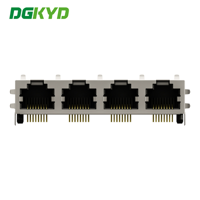 RJ45 Modular Block Interface Cat6 PCB Jack Ethernet RJ45 Female Connector DGKYD561488HWA1DY1022