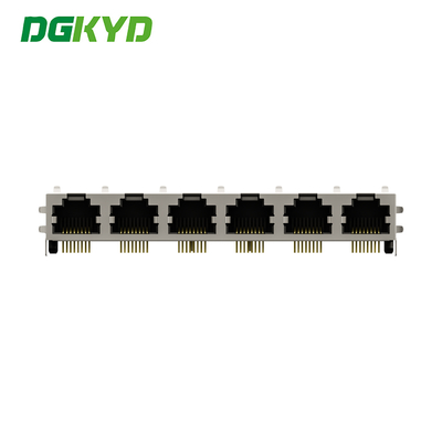 RJ45 Modular Block Interface Cat6 PCB Jack Ethernet RJ45 Female Connector DGKYD561688HWA1D9Y1022