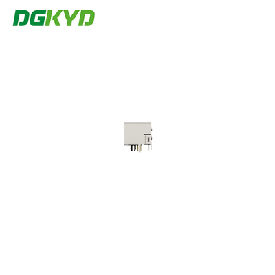 90 Degrees 1x8 RJ45 Female Jack 8 Ports Network Switch Connectors DGKYD561888AB1A1D9Y1022