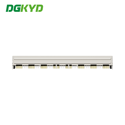 90 Degrees 1x8 RJ45 Female Jack 8 Ports Network Switch Connectors DGKYD561888AB1A1D9Y1022