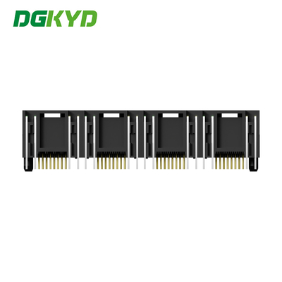 DGKYD561488JB1A1DY1027 Female Rj45 Connector With Light All Plastic Without Transformer Network Interface