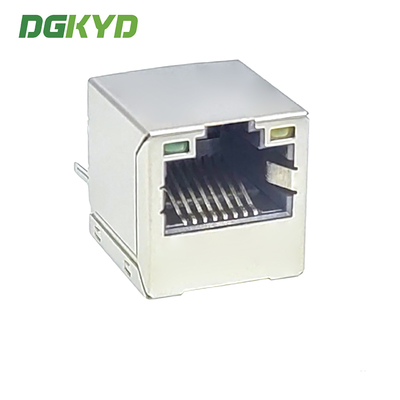 RJ45 Network Interface 10G Integrated Filtering 10P8C DGKYD511Q337AB2A2DB1057 10G 30U IC Device Connector