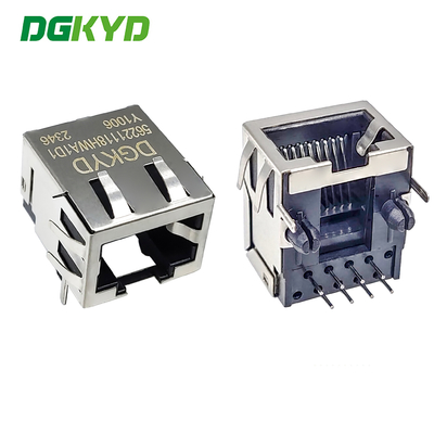 RJ45 Single Port Connector TAB-UP 8p8c Network Port Socket Without Filter DGKYD56221118HWA1D1Y1006