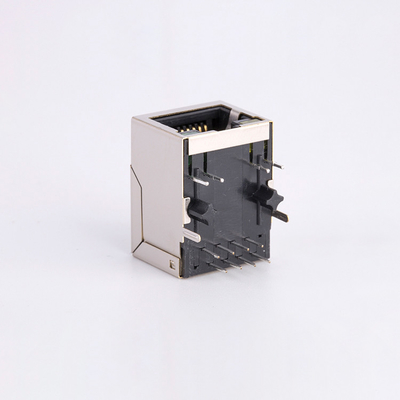 RJ45 Ethernet Connector Metal Shield 8p8c Magnetic Modular Jack Factory Supply DGKYD111B034BA2A1D
