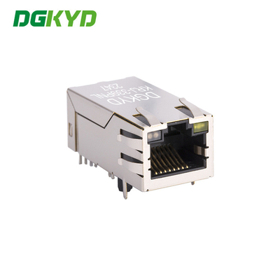 Gigabit POE Power Supply RJ45 Connector Integrated Filter Socket Industrial Ethernet Communication Interface KRJ-339PNL
