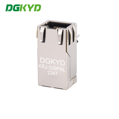 Gigabit POE Power Supply RJ45 Connector Integrated Filter Socket Industrial Ethernet Communication Interface KRJ-339PNL