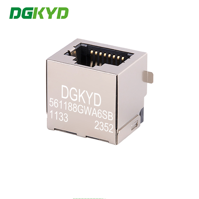 DGKYD561188GWA6SB1133 Single Port RJ45 Network Socket Without Filter Network Interface SMD