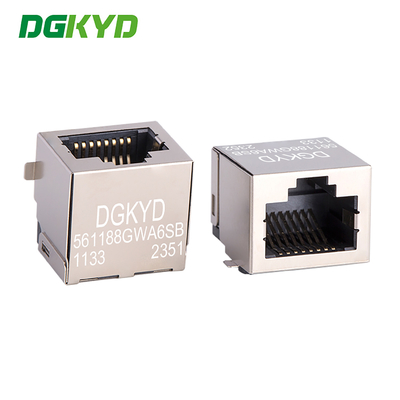 DGKYD561188GWA6SB1133 Single Port RJ45 Network Socket Without Filter Network Interface SMD