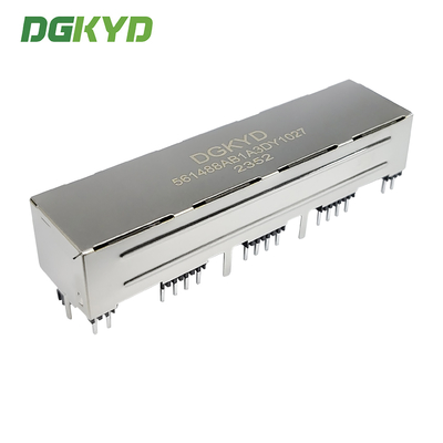 DGKYD561488AB1A3DY1027 RJ45 Multi Port Socket 8p8 Connector Four Port Direct Plug Connector Network Port Socket