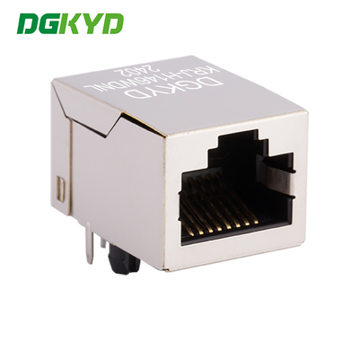 KRJ-H146WDNL 100 BASE Single Port RJ45 Ethernet Connector Filter 8 Pins 8 Contacts Cat5 RJ45 Connector With Transformer