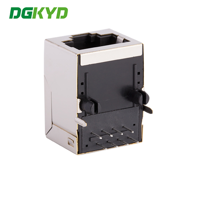 KRJ-H146WDNL 100 BASE Single Port RJ45 Ethernet Connector Filter 8 Pins 8 Contacts Cat5 RJ45 Connector With Transformer